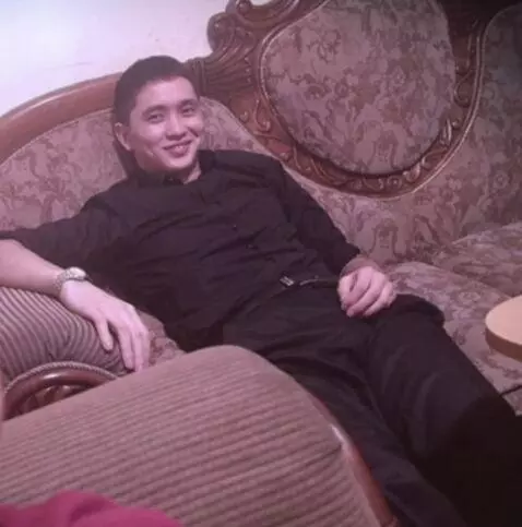 AI Video from prompt: The guy smiles and waves his hand