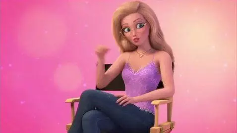 AI Video from prompt: [A cartoon woman with blonde hair, wearing glass