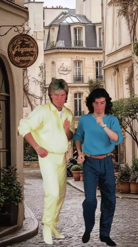 AI Video from prompt: They are dancing synchronously.