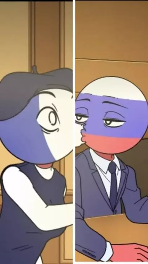 AI Video from prompt: France ♀️and Russia ♂️are kissing in the bed, Fr