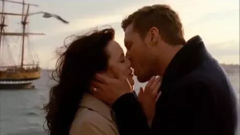 AI Video from prompt: A girl with long black hair and a strong white m