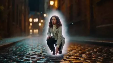 AI Video from prompt: The cat turns into a woman