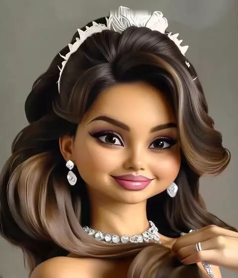 AI Video from prompt: A woman poses from various angles, quickly chang