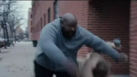 AI Video from prompt: A very large and heavyset man of great stature r