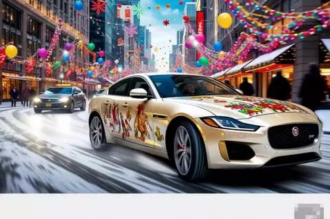 AI Video from prompt: The car is driving, rushing forward at high spee