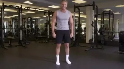 AI Video from prompt: The camera shows the full body of an handsome, m