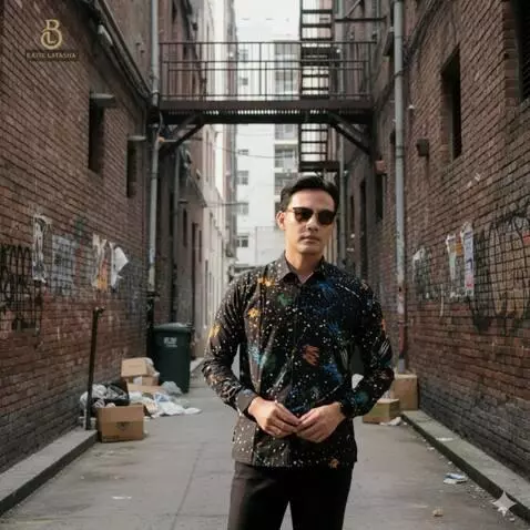 AI Video from prompt: This man is styled like a model.