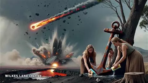 AI Video from prompt: Belarus. Southern edge of Pangaea. In the backgr