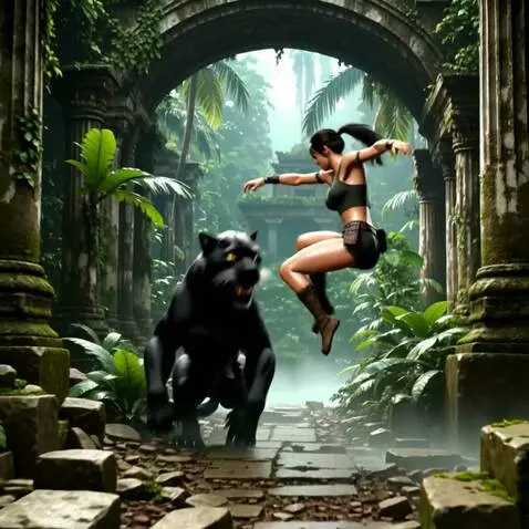 AI Video from prompt: A mind‑blowing cinematic battle scene: a fearles