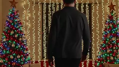 AI Video from prompt: A man walks confidently forward (from behind), C