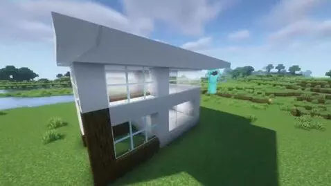 AI Video from prompt: Make a video. Minecraft has good third-person gr