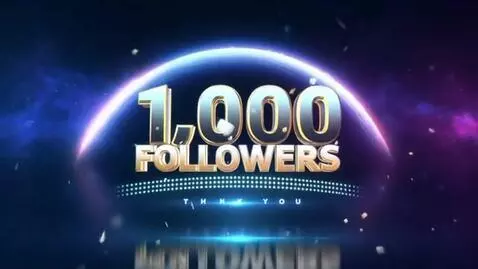 AI Video from prompt: 1000 FOLLOWERS,SCREEN SAVER.EPIC VIDEO