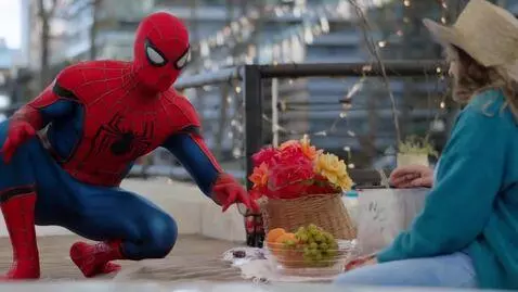 AI Video from prompt: Spider Man Say g