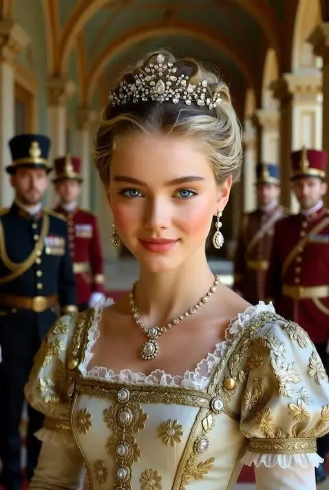 AI Video from prompt: Princess is walking and singing