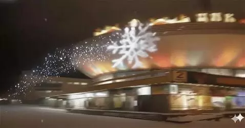 AI Video from prompt: cinematic wide shot, photorealistic 3D render, u