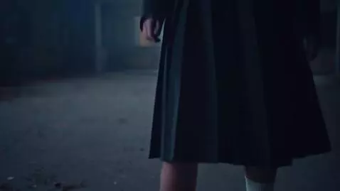 AI Video from prompt: The camera Moves into to focus on Terrifying Gho