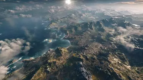 AI Video from prompt: A breathtaking, hyper-realistic cinematic "God's