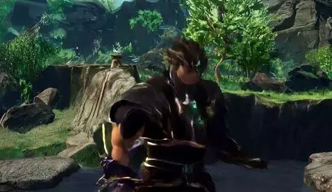 AI Video from prompt: The last airbender, avatar aang defending the no