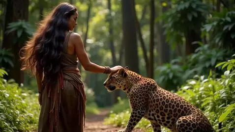 AI Video from prompt: Ultra-realistic cinematic scene of an indigenous