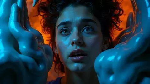 AI Video from prompt: surreal intense experience o feeling weird thing