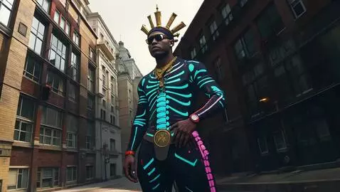 AI Video from prompt: The Conquering King Rockwell cellshade vogue pho