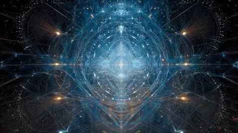 AI Video from prompt: "Abstract interdimensional entities beyond human