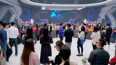 AI Video from prompt: let's have a party in the metaverse