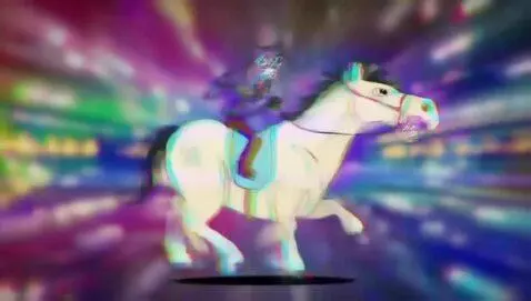 AI Video from prompt: brainrot meme character with huge twitchy eyes a
