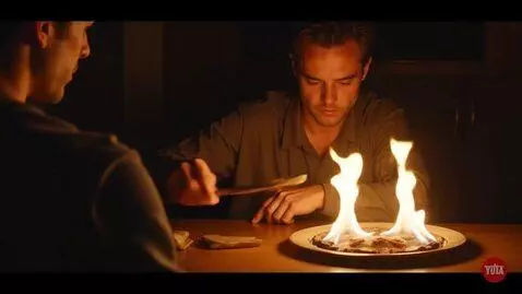 AI Video from prompt: Video of Man playing with fire