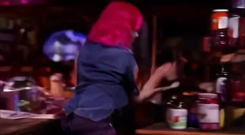 AI Video from prompt: jamming a jam in the jam jar bar