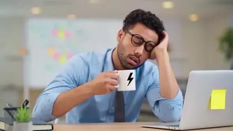 AI Video from prompt: TITLE: Coffee = Work ☕ AI VIDEO PROMPT: Office w