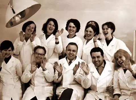 AI Video from prompt: everyone smiles and waves their hands