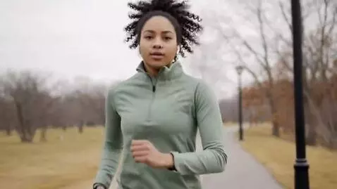 AI Video from prompt: Girl jogging