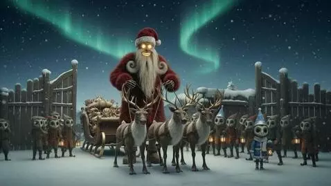 AI Video from prompt: Camera moves in, creepily, on to our otherworldl