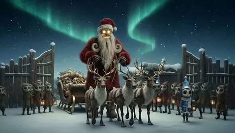 AI Video from prompt: Camera moves in, creepily, on to our otherworldl