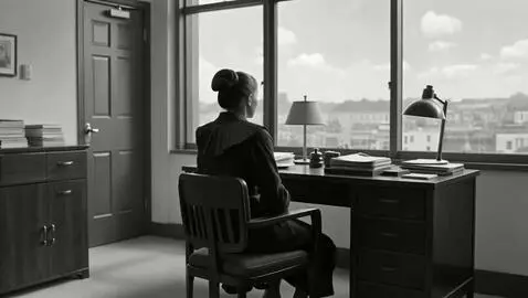 AI Video from prompt: A young girl with a high hairstyle is sitting in