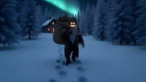 AI Video from prompt: A poignant, cinematic wide-shot video on a seren