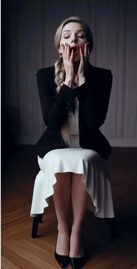 AI Video from prompt: The woman whispers an incantation, closes her ey