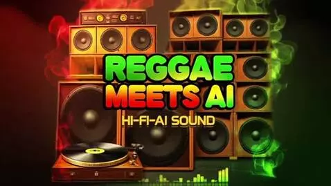 AI Video from prompt: “Create a reggae-inspired animated music video i
