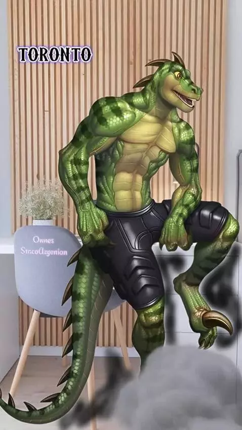 AI Video from prompt: Lizard dude setting down on has desk thinking th