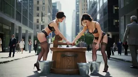 AI Video from prompt: Belarus, New York, Manhattan. The height of the 