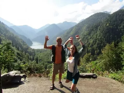 AI Video from prompt: athletic, with beautiful, smooth skin, is doing 