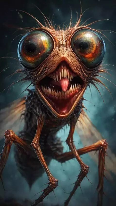 AI Video from prompt: angry bug sing