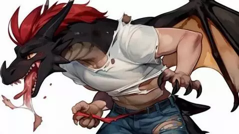 AI Video from prompt: Human transformation into dragon