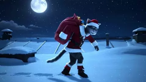 AI Video from prompt: 7‑second ultra‑realistic night scene on a snowy 