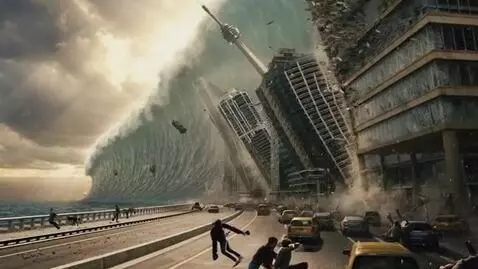 AI Video from prompt: Cinematic realistic video, Earth suddenly stops 