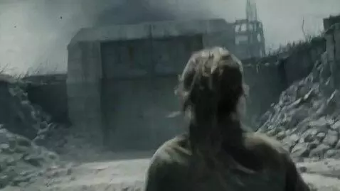 AI Video from prompt: Katya is filming an Old VHS camcorder handheld r