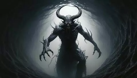 AI Video from prompt: The demon emerges from the abyss.