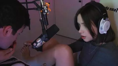 AI Video from prompt: guy kisses girl's feet