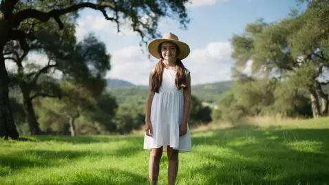 AI Video from prompt: A girl standing